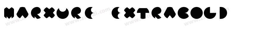 Marxure ExtraBold字体转换